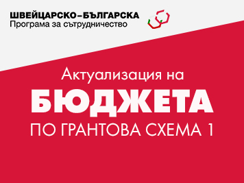 Публикувана актуализация на бюджета ГС1